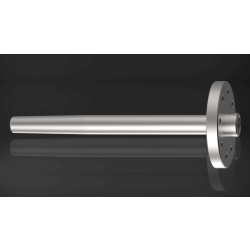 Drilled Bar Stock Thermowell with Taper, SS 316, 2"300#RF,25 to 18 mm dia, 400 mm length