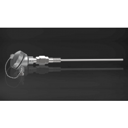 N Type Mineral Insulated Thermocouple with Head, Duplex, 3mm Dia, Inconel 600, 500mm Length (T-106)
