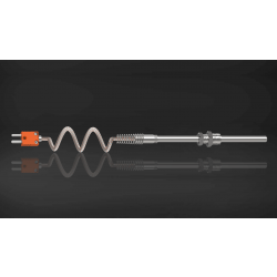 N Type Mineral Insulated Thermocouple with Cable and Connector, 3mm Dia, Inconel 600, 850mm Length (T-271)