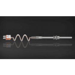 N Type Mineral Insulated Thermocouple with Cable and Connector, 4.5mm Dia, Inconel 600, 750mm Length (T-271)