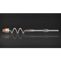 N Type Mineral Insulated Thermocouple with Cable and Connector, 3mm Dia, Inconel 600, 600mm Length (T-271)