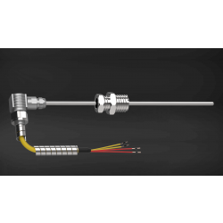 K Type Thermocouple for Exhaust Gas, Duplex, SS 310 Sheath Material, 4.5 mm Sheath Dia, 500 mm Length, 2 Mtr. Long cable with SS conduit 2 Mtr. (T-273)